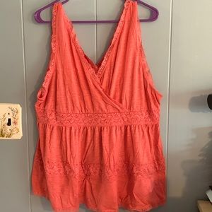 Torrid Sleveless Empire Waste Shirt